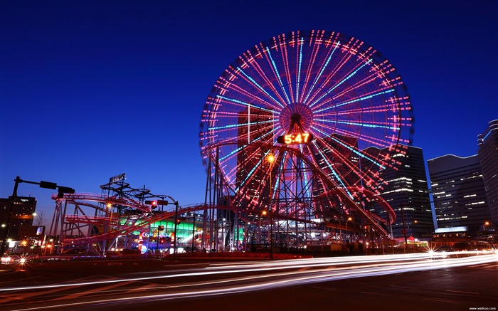 Wallpaper Yokohama Ferris Wheel Vues:19691