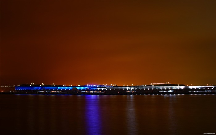 nuits à Yokohama Bay sous le papier peint Vues:11005