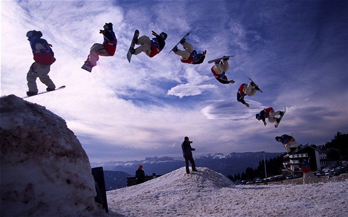 étonnante image du saut à ski-La vie est le défi Vues:0