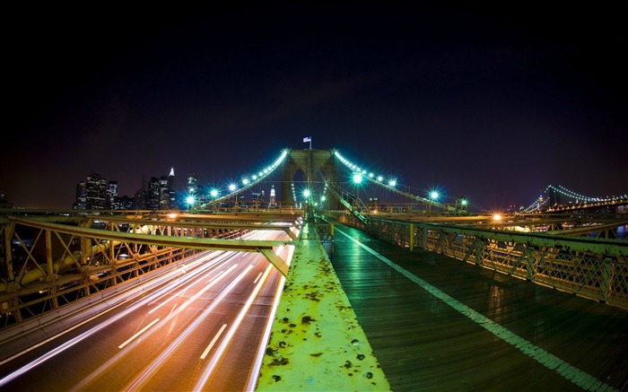 Brooklyn Bridge Nights-Traveled the world Photography Wallpaper Views:10516 Date:2011/9/27 10:08:55