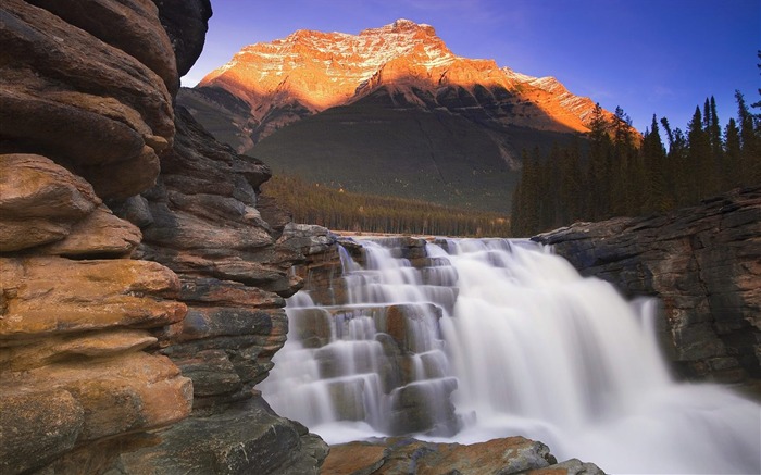 Canada Jasper National Park-Athabasca Falls wallpaper Views:11335 Date:2011/9/3 7:33:32