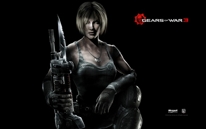 Gears of War 3-anya Anya fondo de pantalla Vistas:18780