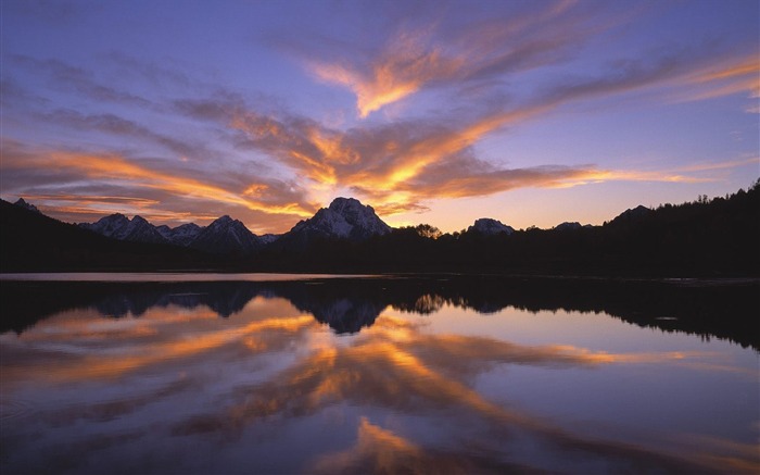 Grand Teton National Park sunset wallpaper Views:8348 Date:2011/9/3 8:10:27