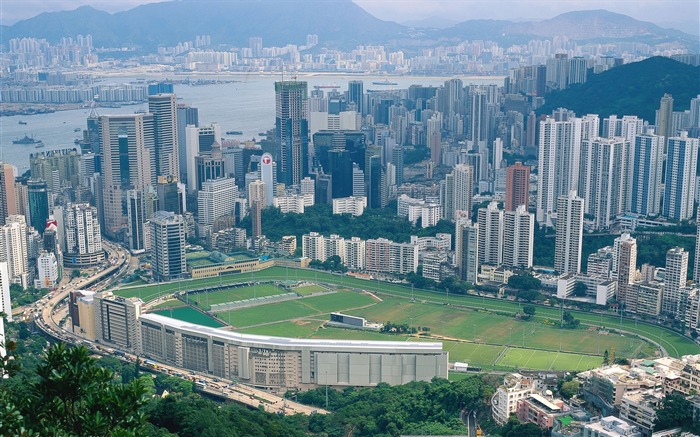 跑马地运动场-香港风景壁纸 浏览:26645