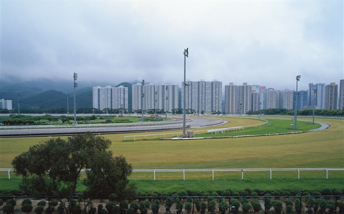 Happy Valley Sports Ground 01-Hong Kong paisagem wallpaper Visualizações:9252