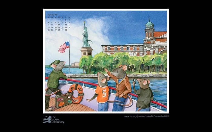 Souris Ciel - New York Liberty-Septembre 2011-Calendrier d'écran Vues:7571