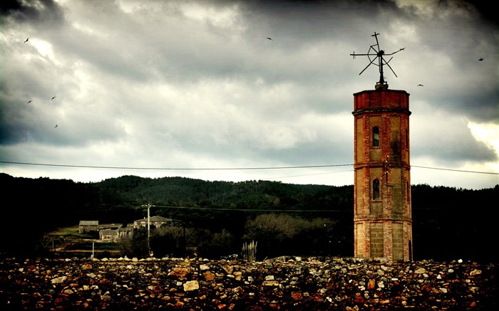 Paisaje nostálgico Girona España 01 Vistas:12754