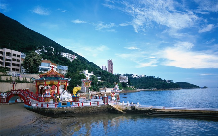 Shouting longevity Wan Repulse Bay Bridge 01-Hong Kong paisagem wallpaper Visualizações:11546