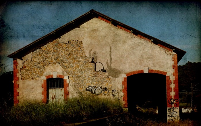 Espanha Girona-HDR paisagem urbana espanhola Visualizações:8506