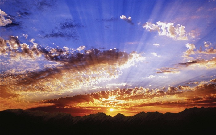 Sun Rays-landscape wallpaper selection Views:13362 Date:2011/9/17 10:11:16