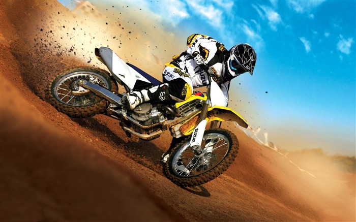 Suzuki Motocross- Motorcycle Wallpaper Views:24072 Date:2011/9/19 2:13:16