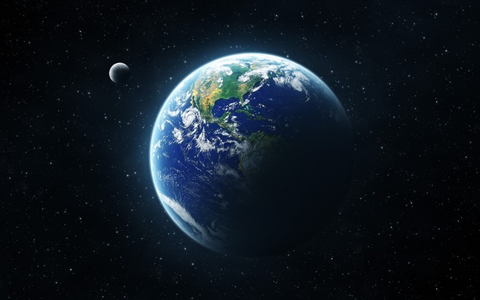 The Earth-3D Creative Design Desktop Wallpaper Views:34015 Date:2011/9/23 4:02:58