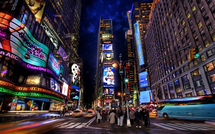 Times Square Night-Traveled the world Photography Wallpaper Views:18197 Date:2011/9/27 10:17:45