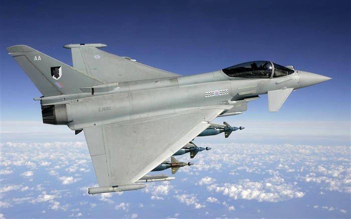 UK Air Force Typhoon ZJ930-military aircraft-HD Wallpaper Views:20711 Date:2011/9/17 8:09:28