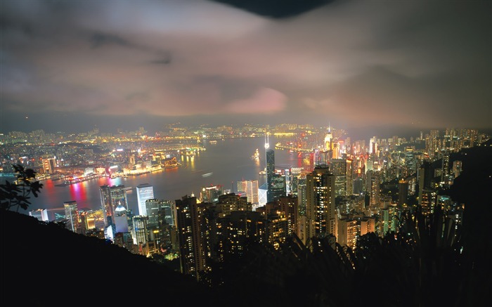 Papéis de parede da paisagem Victoria Night-Hong Kong Visualizações:13105