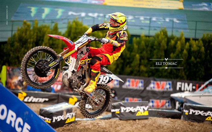 AMA Supercross Anaheim, el primer papel tapiz de Stop-Eli Tomac Vistas:11831