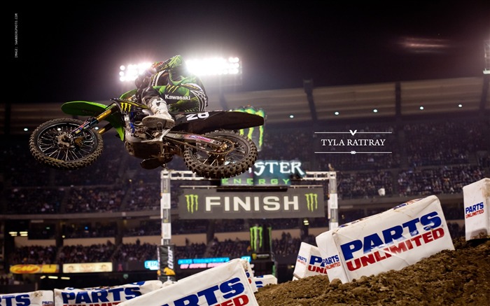 AMA Supercross Anaheim, el primer papel tapiz de Stop-Tyla Rattray Vistas:9196