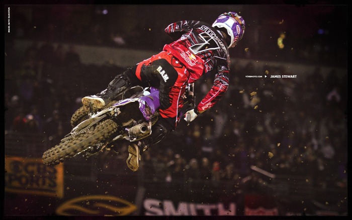 AMA Supercross cuarta parada Auckland-James Stewart fondo de pantalla Vistas:9258