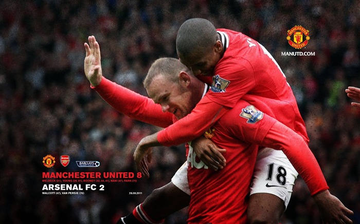 Arsenal 2 partidos del Manchester United 8-Star-Premier League en 2011 Vistas:11527