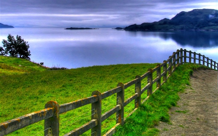 绿色海景-风景桌面壁纸 浏览:9888