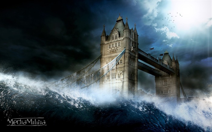 London Tower Bridge-3D Creative Design Desktop Wallpaper Views:14497 Date:2011/10/7 14:04:11