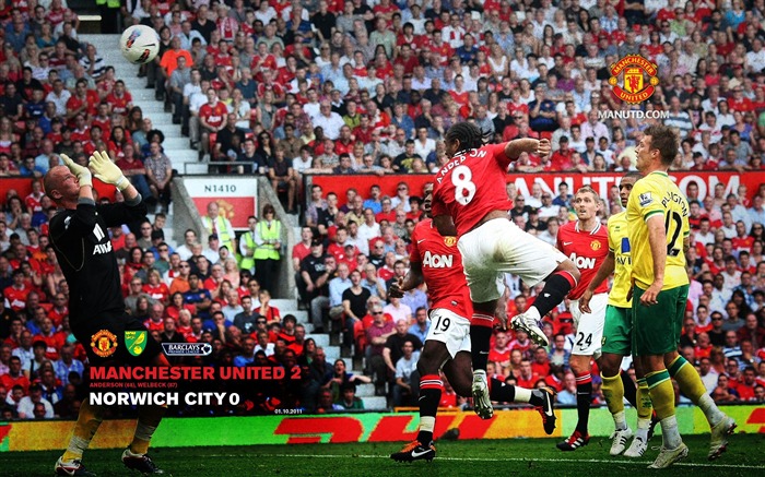 Manchester United 2 Norwich 0-Star-Premier League matches in 2011 Views:11134 Date:2011/10/20 0:23:37