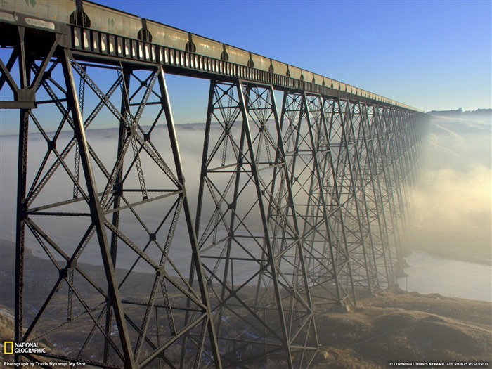 Morning Fog Canada: fotografía de la revista National Geographic Vistas:9535