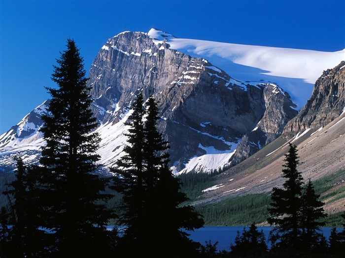 Mountain Peak Canada - lindos paisagens de paisagens naturais Visualizações:13045