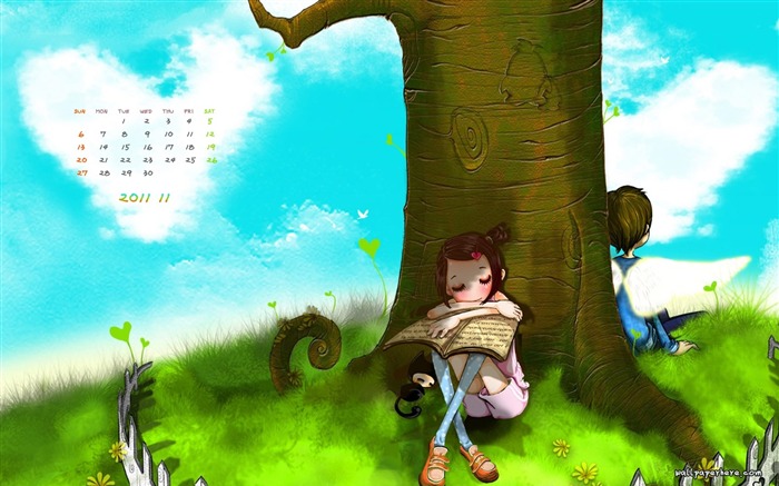 Nap-November 2011 - Calendar Desktop Wallpapers Views:6711 Date:2011/10/29 23:19:59