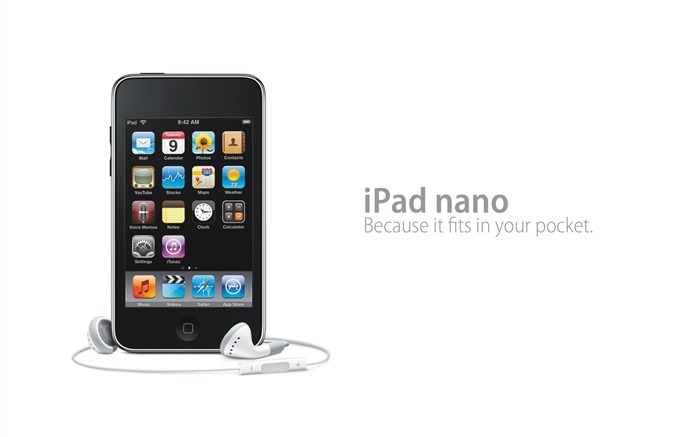 Steve Paul Jobsと彼のアップルipad nano ブラウズ:8018