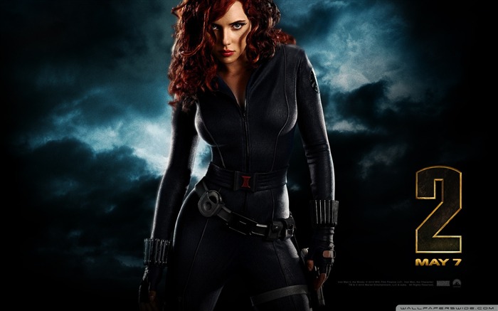 black widow -Iron Man II movie HD desktop wallpaper Views:36817 Date:2011/10/14 2:06:37