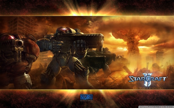 Nuke-StarCraft game Desktop Wallpaper Visualizações:11455