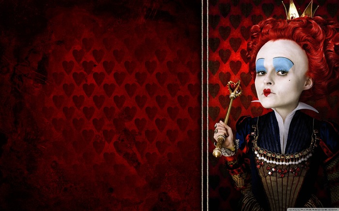 Rainha dos corações - Alice in Wonderland Movie HD Wallpaper 01 Visualizações:49721