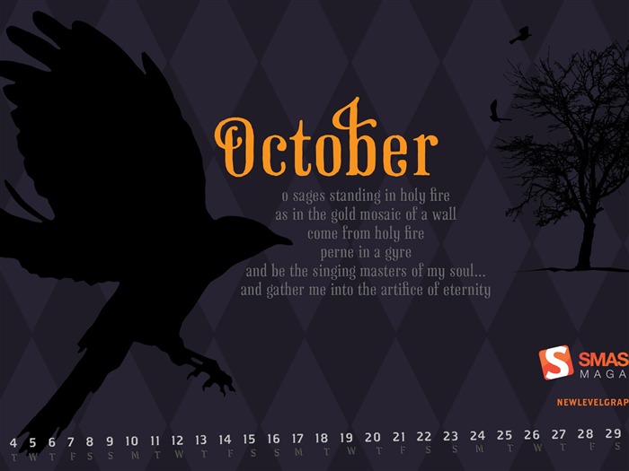 maîtres de chant-Octobre 2011 - Desktop Calendar Wallpaper Vues:7721