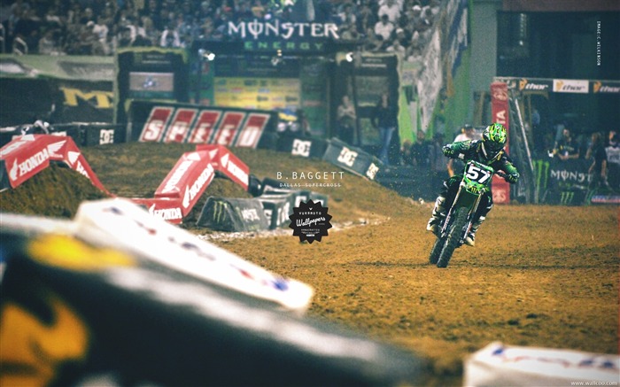 2011 estaciones de Supercross Dallas-conductores Blake Baggett Vistas:8691