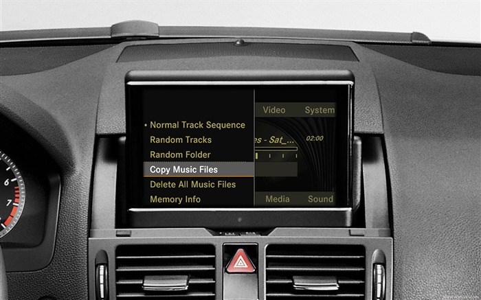 Système multimédia COMAND APS-Mercedes Benz C Class 2011 Fond d'écran Vues:8949