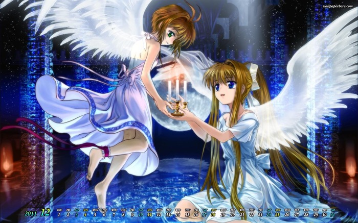 CardCaptor Sakura-Diciembre 2011-Calendar Fondos de Escritorio Vistas:16669