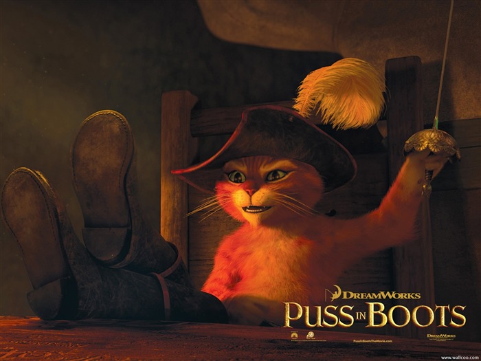 Puss in Boots-Anime Movie Desktop Wallpapers 06 Visualizações:9349