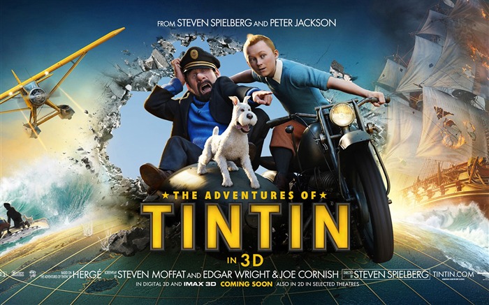 Las aventuras de Tintin-3D Movie Wallpaper Vistas:28227