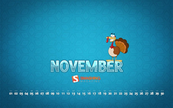 November 2011 - Calendar Desktop Wallpaper second series Views:29107