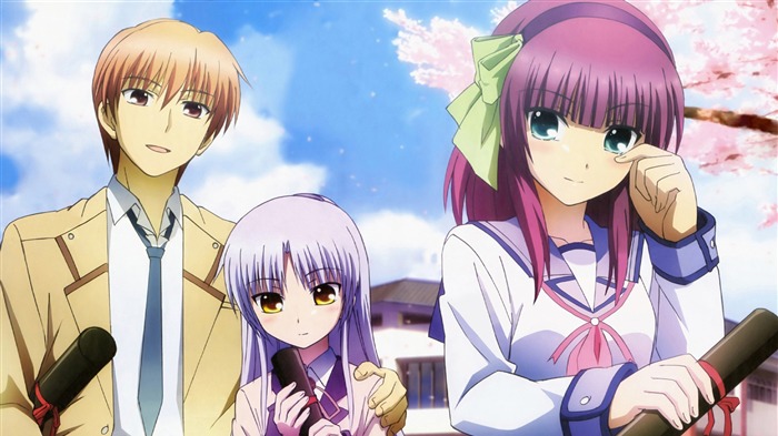 angel beats otonashi-personagens de desenho animado - HD Wallpaper a terceira série Visualizações:23360