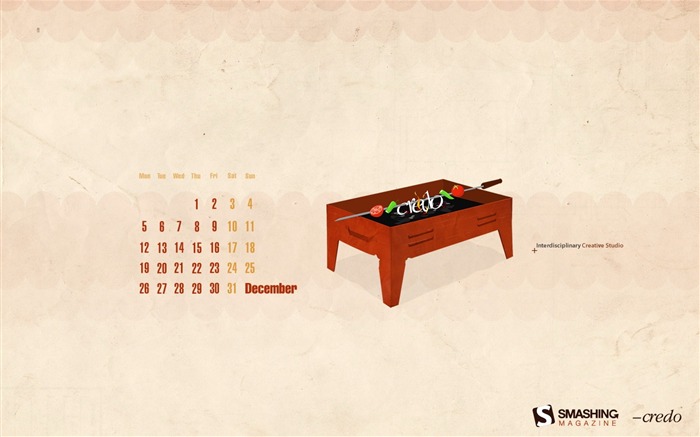 barbecue-December 2011-Calendar Wallpaper Views:7578 Date:2011/11/30 23:45:51