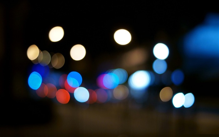 night city-Bokeh desktop picture Views:19880 Date:2011/11/27 21:47:29