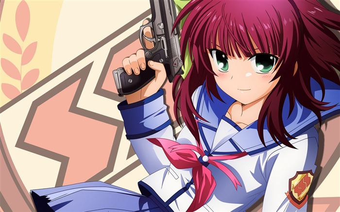 Yuri nakamura angel beats - Personagens de desenho animado - HD Wallpaper a terceira série Visualizações:14252