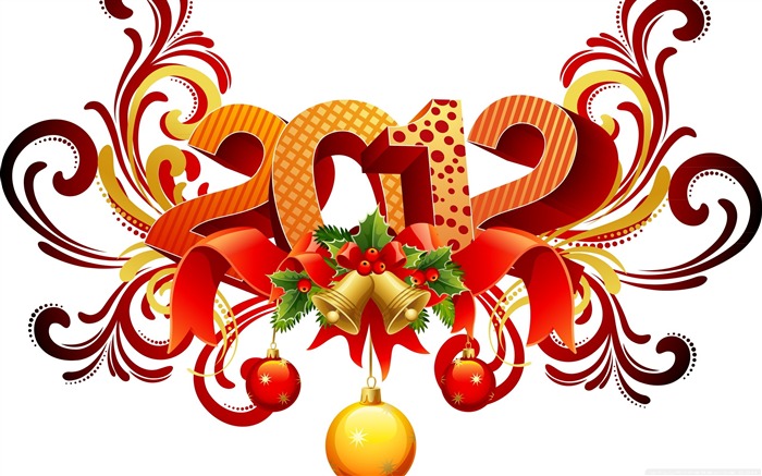 2012 new years day-Happy New Year 2012 Desktop Wallpapers Views:13739 Date:2011/12/18 16:00:28