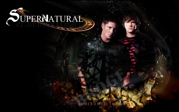 Dean Winchester et Sam Winchester-Supernatural-HD Image de bureau Vues:18914