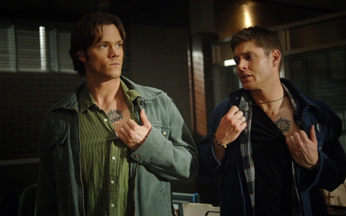 Dean Winchester et Sam Winchester-Supernatural-HD Image de bureau Vues:24709