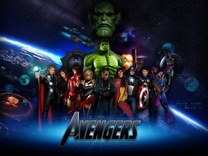 The Avengers 2012 HD Movie Desktop Wallpaper 09 Views:44226 Date:2011/12/5 3:10:25