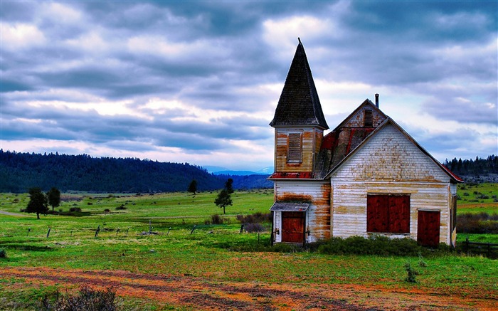 Papel pintado de escritorio abandonado hermoso del paisaje de la esperanza-Hermoso Vistas:16644