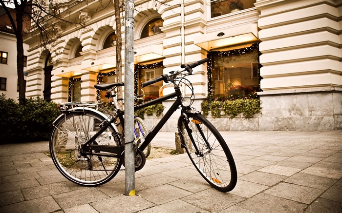 bicycle city-the city landscape photography wallpaper Views:13421 Date:2011/12/18 14:26:06